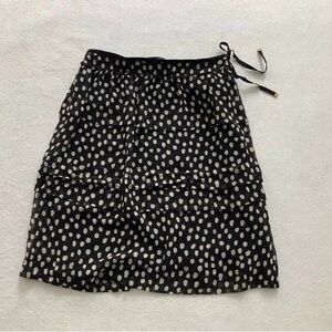 Purificacion Garcia Chic Black Polka Dot Mini Skirt